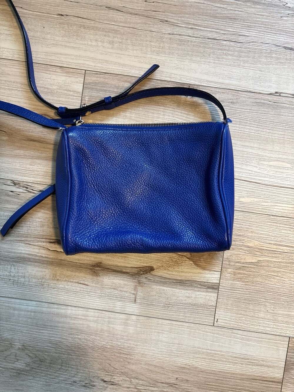 Kate Spade Kate Spade Pebbled Leather Top Zip Crossbody Sapphire - Picture 7 of 13